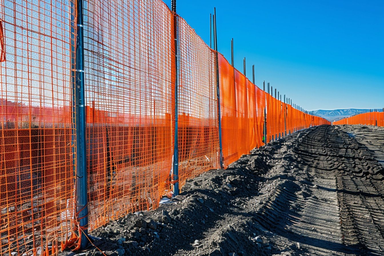 Combien de temps prend l’installation d’une barrière de travaux pleine par rapport à une barrière de travaux grillagée ?