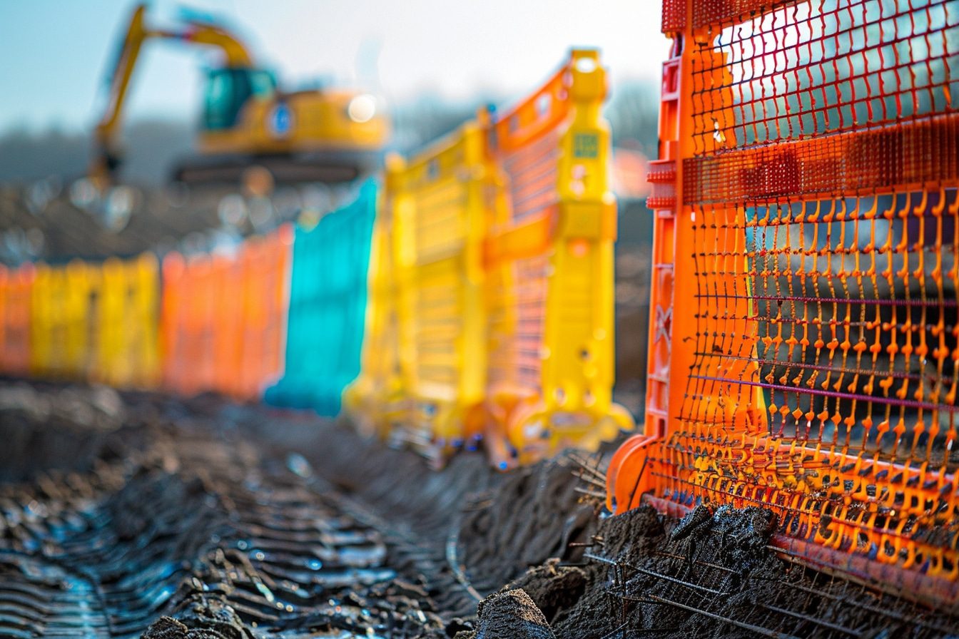 Quels niveaux de personnalisation offre le PVC dans la construction de barrières de travaux ?