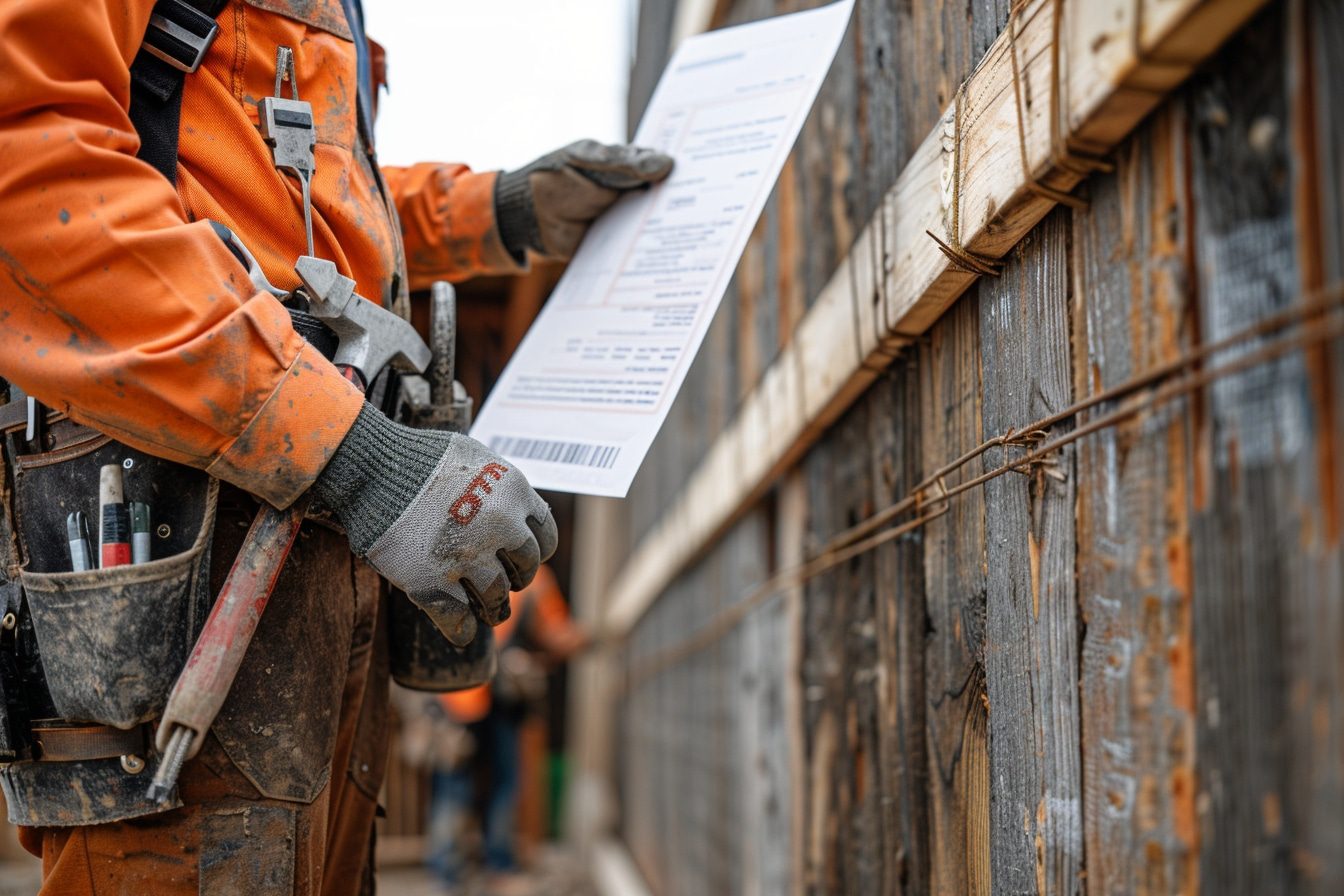 À qui s’adresser pour obtenir une demande d’autorisation pour l’installation d’une palissade sur un chantier ?