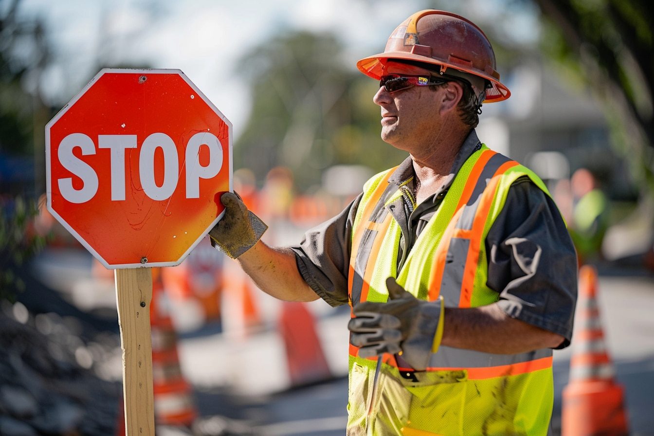 En quoi la signalisation temporaire est-elle essentielle pour la sécurité des ouvriers lors de travaux ?